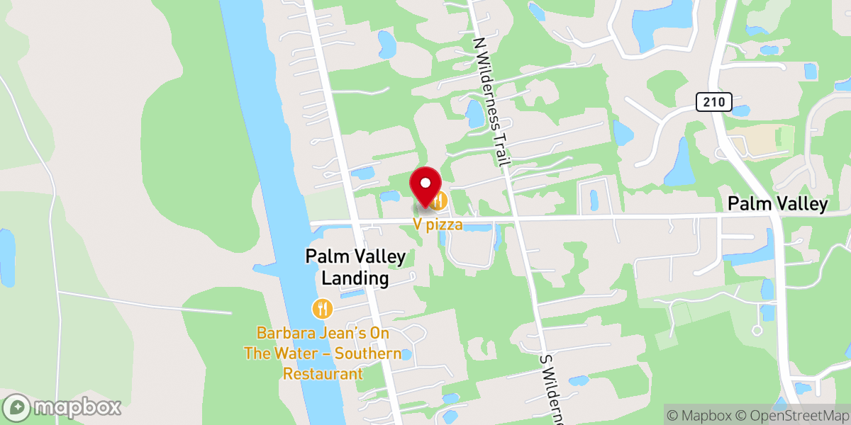 Map showing location of First Baptist Church of Ponte Vedra Beach