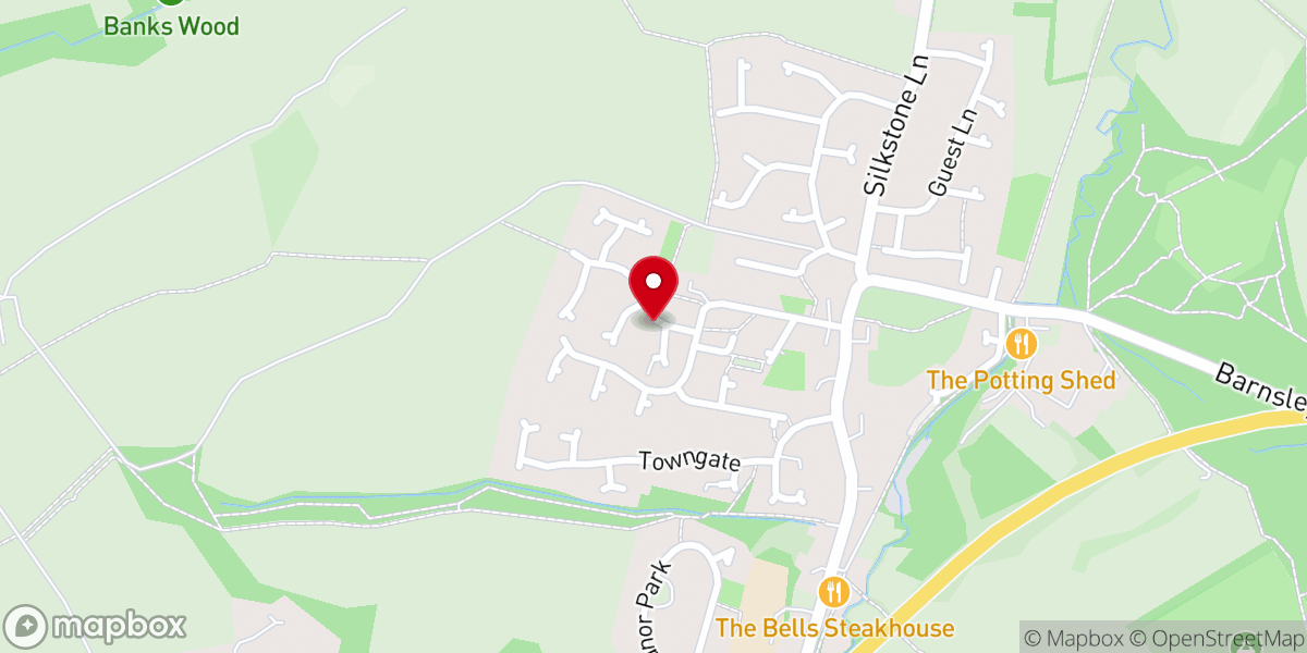 Map showing location of The Methodist Church