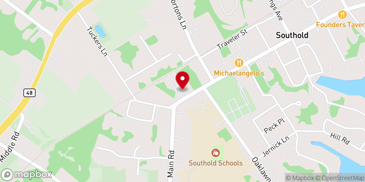 Map showing location of Saint Patrick's Church
