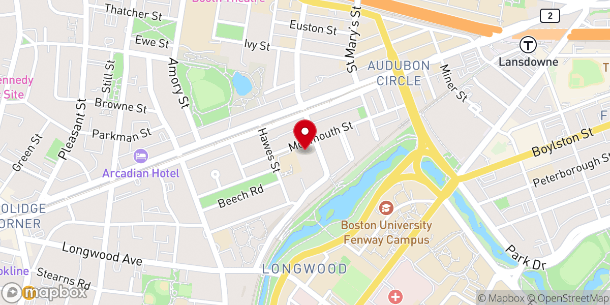 Map showing location of Church of Our Saviour