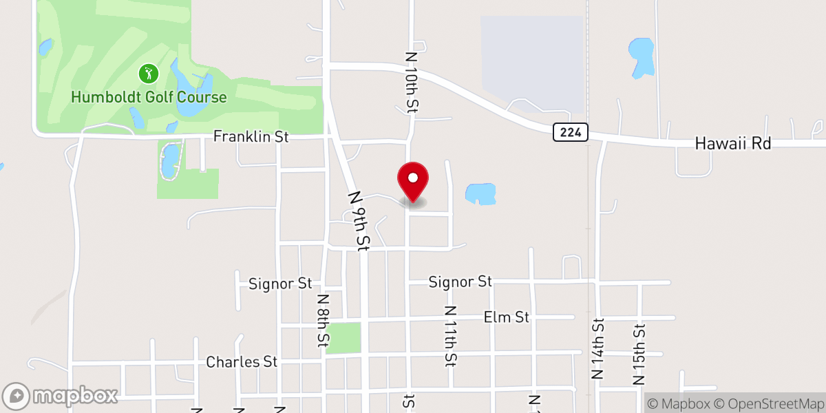 Map showing location of St Peter's Lutheran Church Parsonage