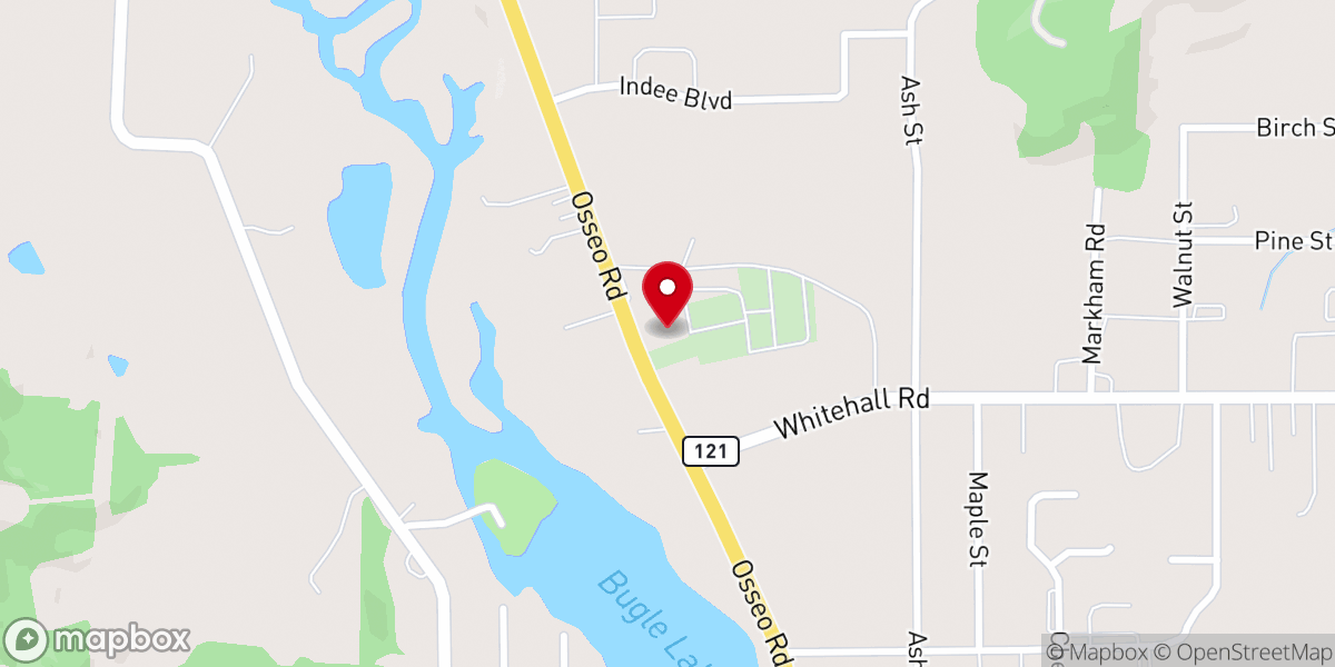 Map showing location of SS Peter & Paul Catholic Church
