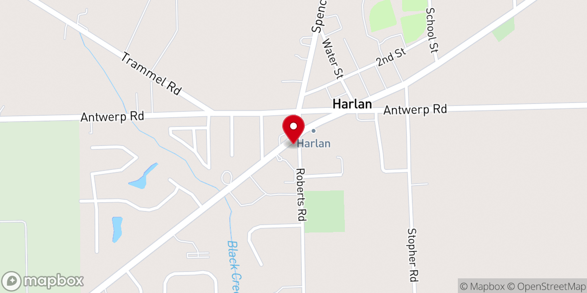 Map showing location of Maranatha Chapel