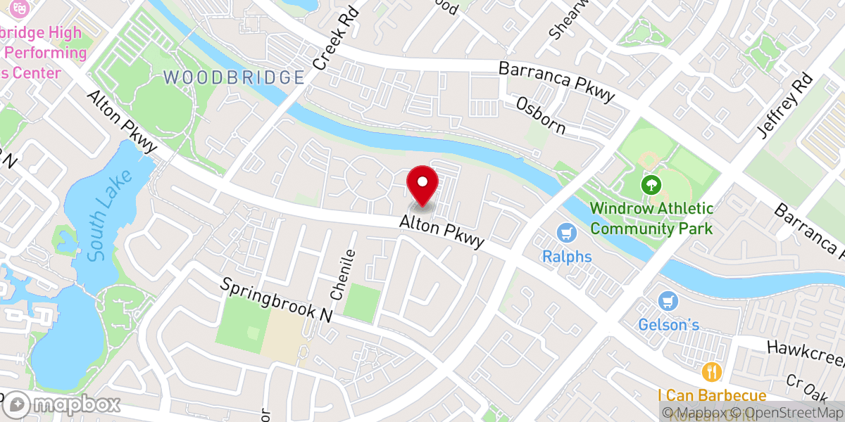 Map showing location of St. John Neumann Catholic Church