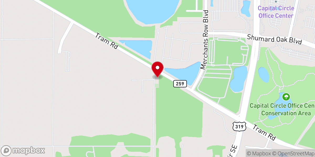 Map showing location of Mount Pisgah AME Church