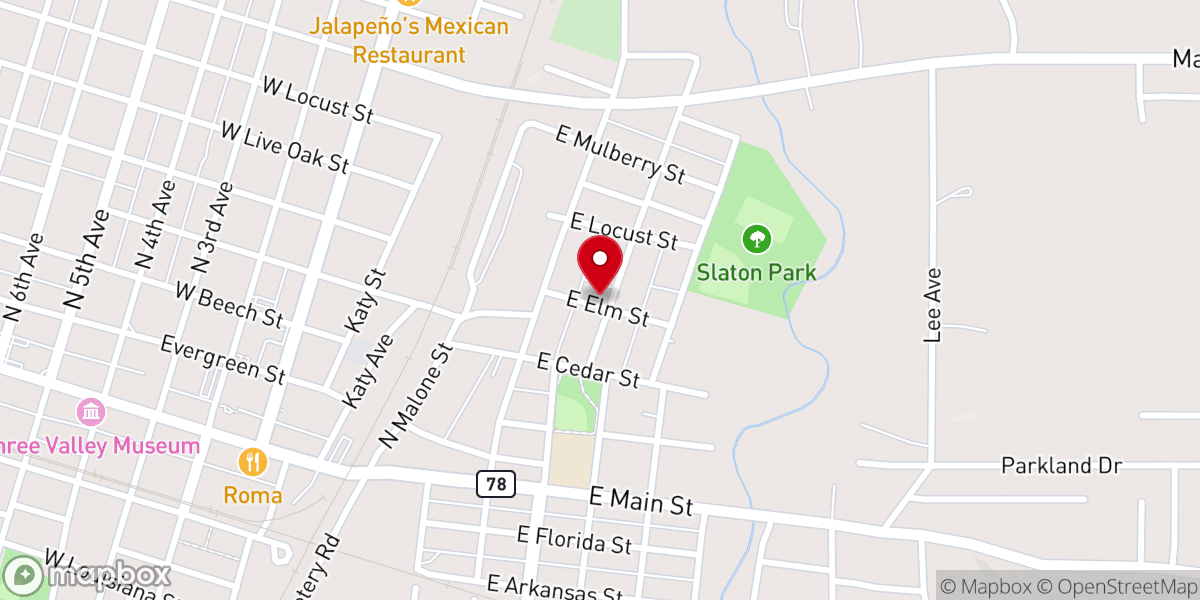 Map showing location of CORNERSTONE CHAPEL