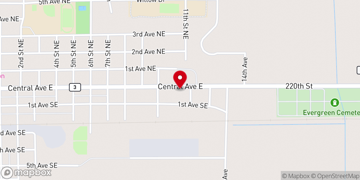 Map showing location of Dwelling Place Ministry of Clarion Inc