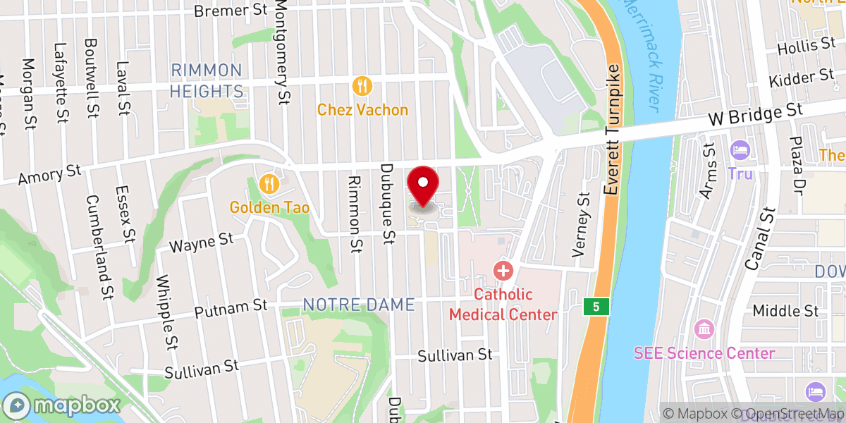 Map showing location of Sainte Marie Parish