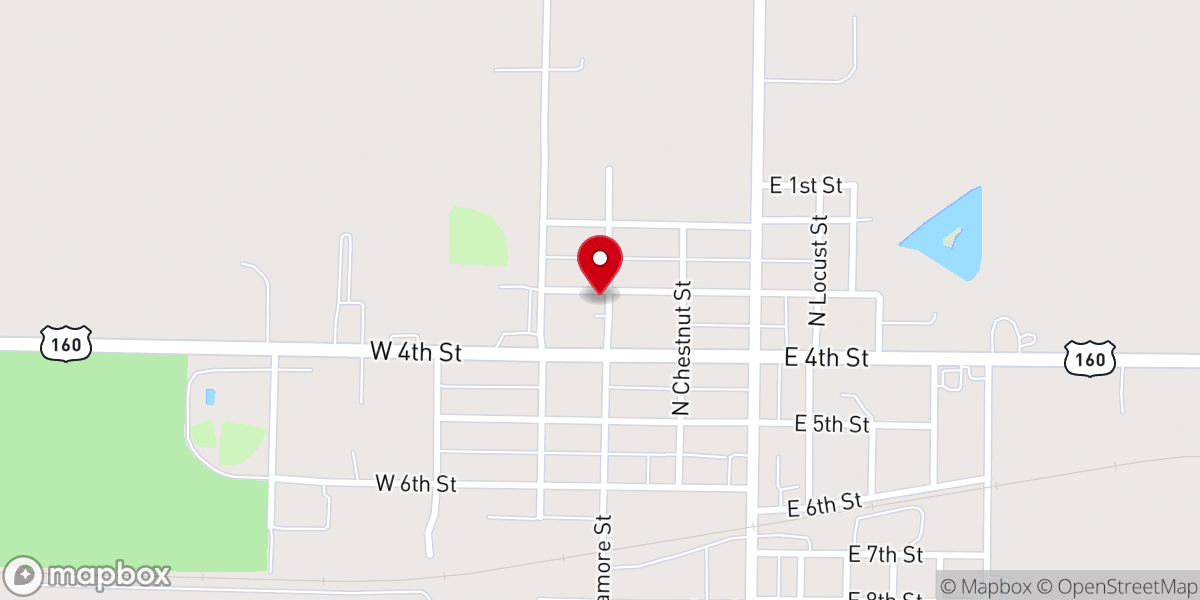 Map showing location of Immanuel Lutheran Nursery School