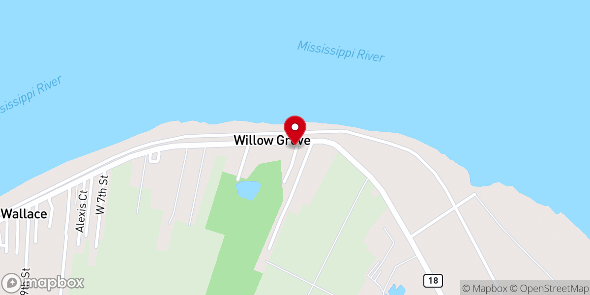 Map showing location of Morning Star Missionary Baptist Church