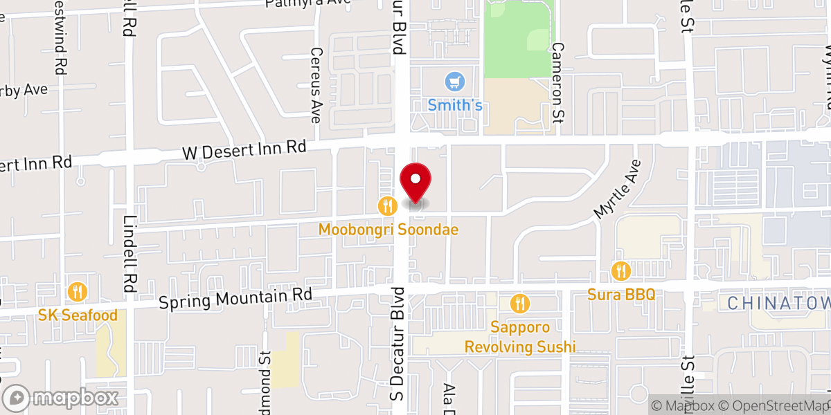Map showing location of The Church At Las Vegas
