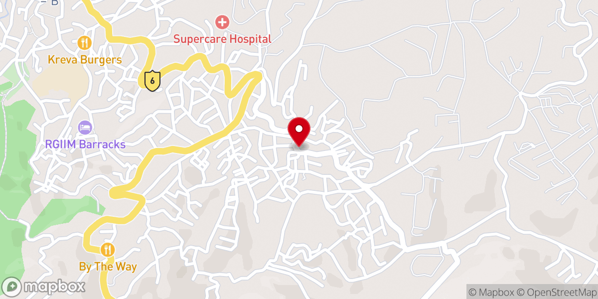 Map showing location of Thembasuk Vaiphei Presbyterian Church