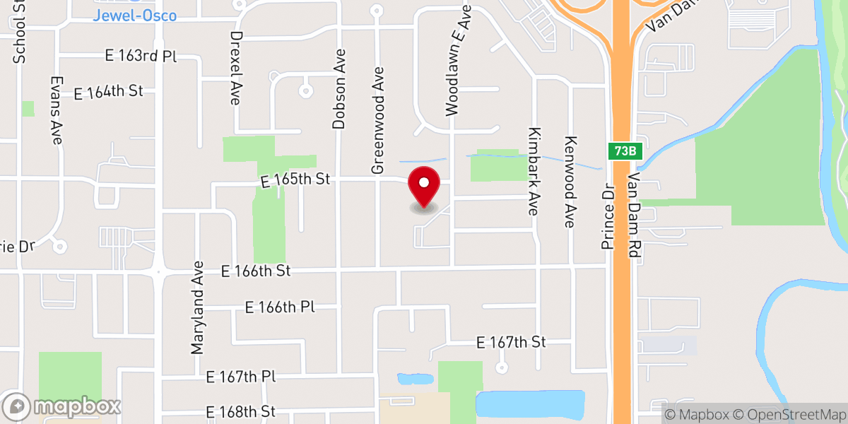 Map showing location of New Life Alive Church