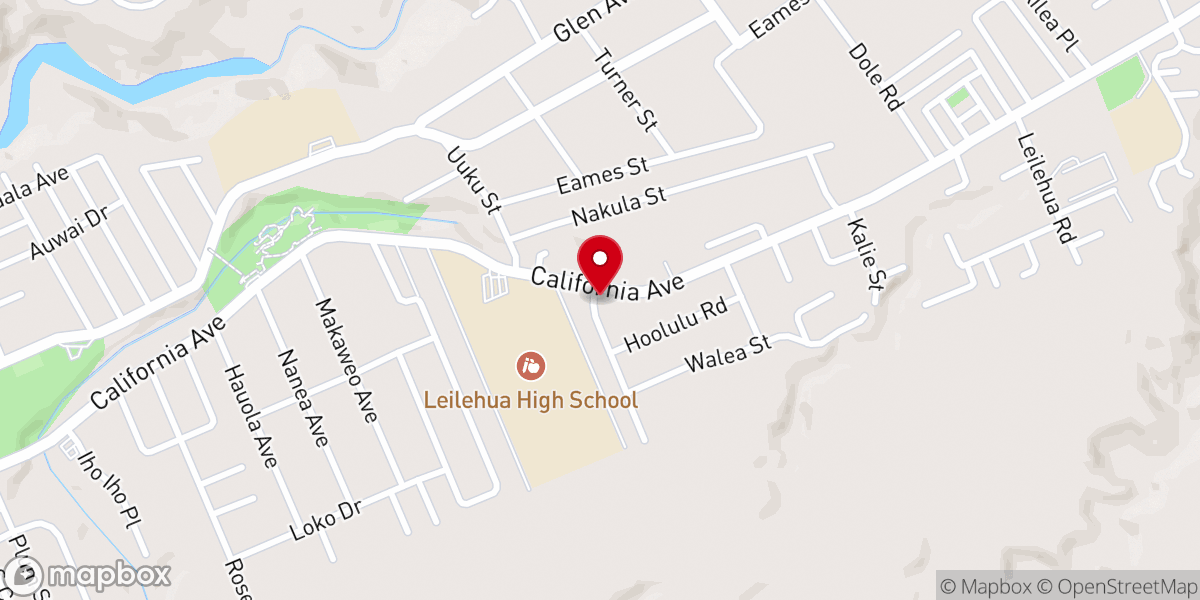 Map showing location of Trinity Lutheran Church