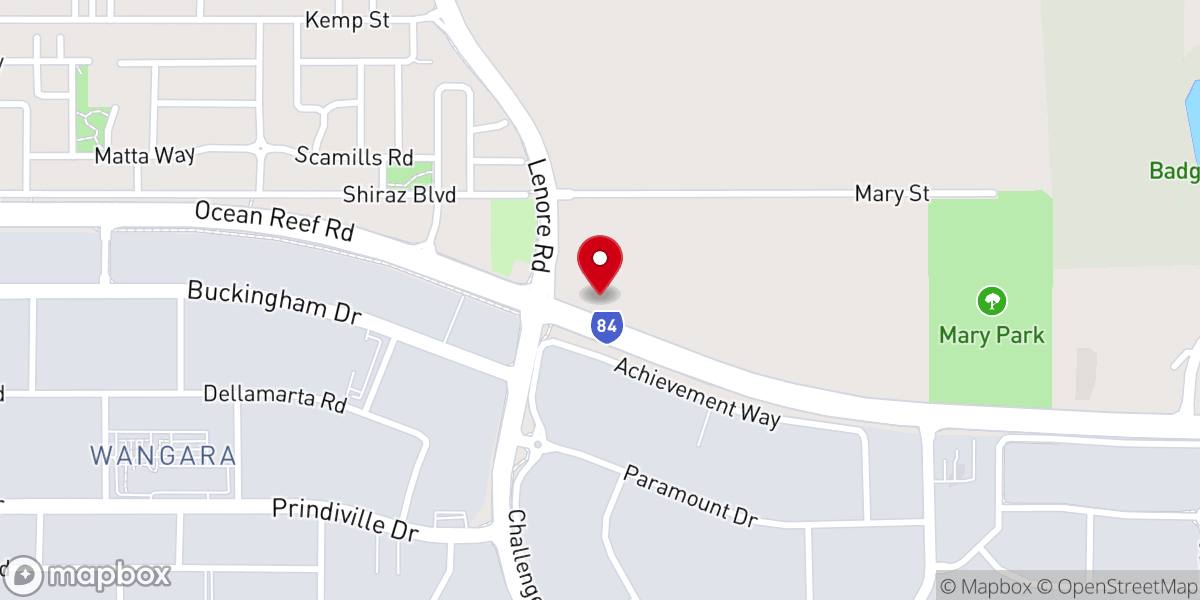 Map showing location of Christian Impact Centre
