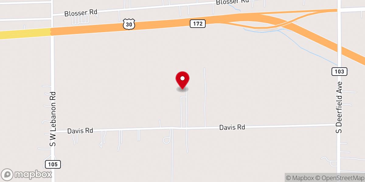 Map showing location of Cornerstone Community Church