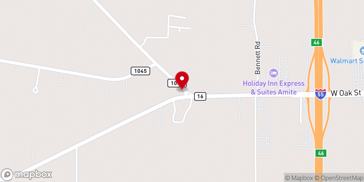 Map showing location of Westview Church