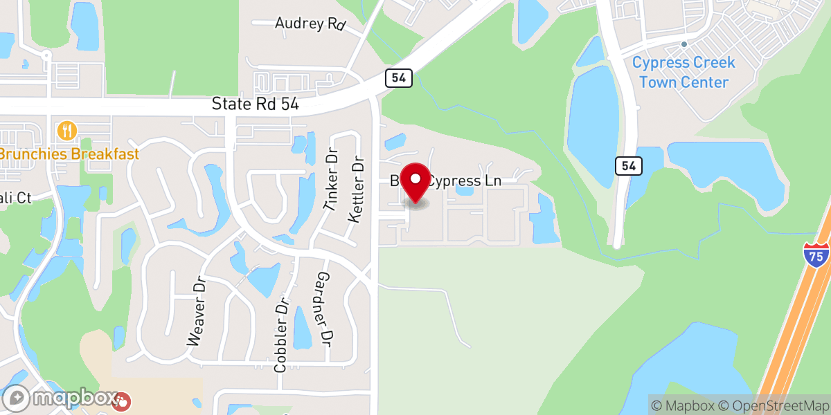 Map showing location of Lantower Cypress Creek
