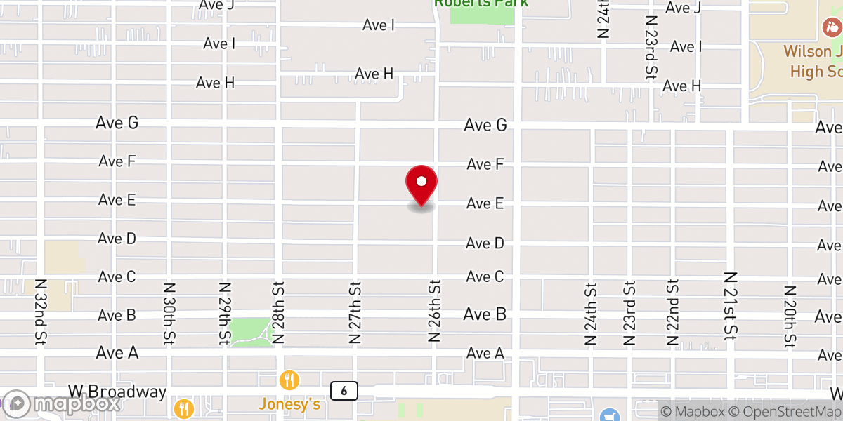 Map showing location of Peace Church of the Brethren