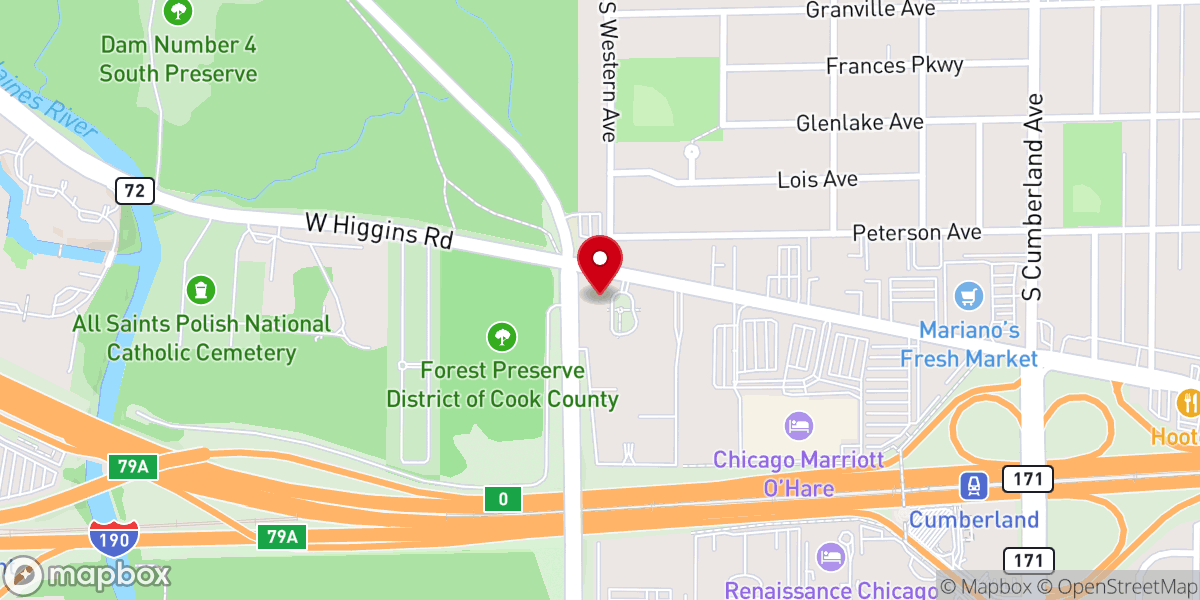 Map showing location of Encounter Jesus Ministries Int’l