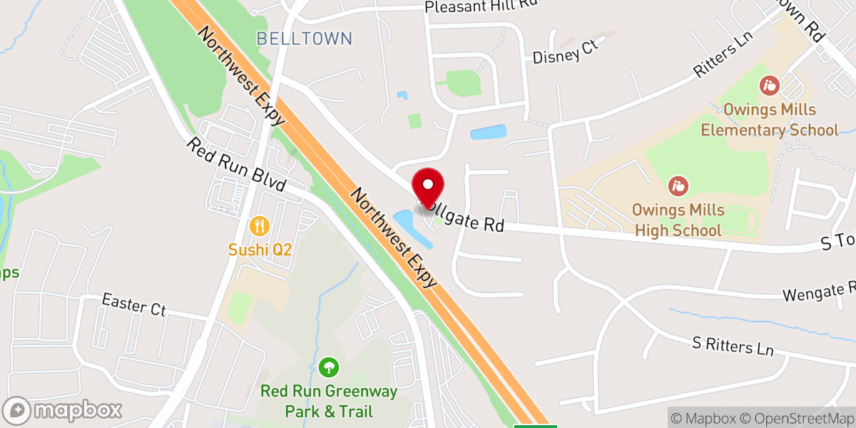 Map showing location of Mount Pleasant African Methodist Episcopal Church