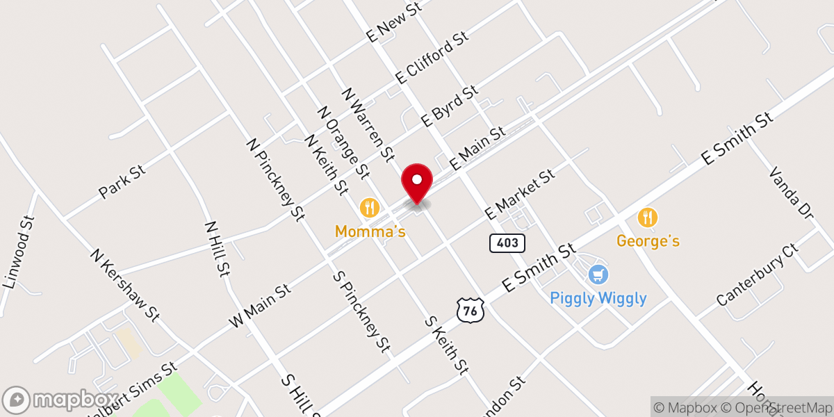 Map showing location of United as One Outreach Ministry