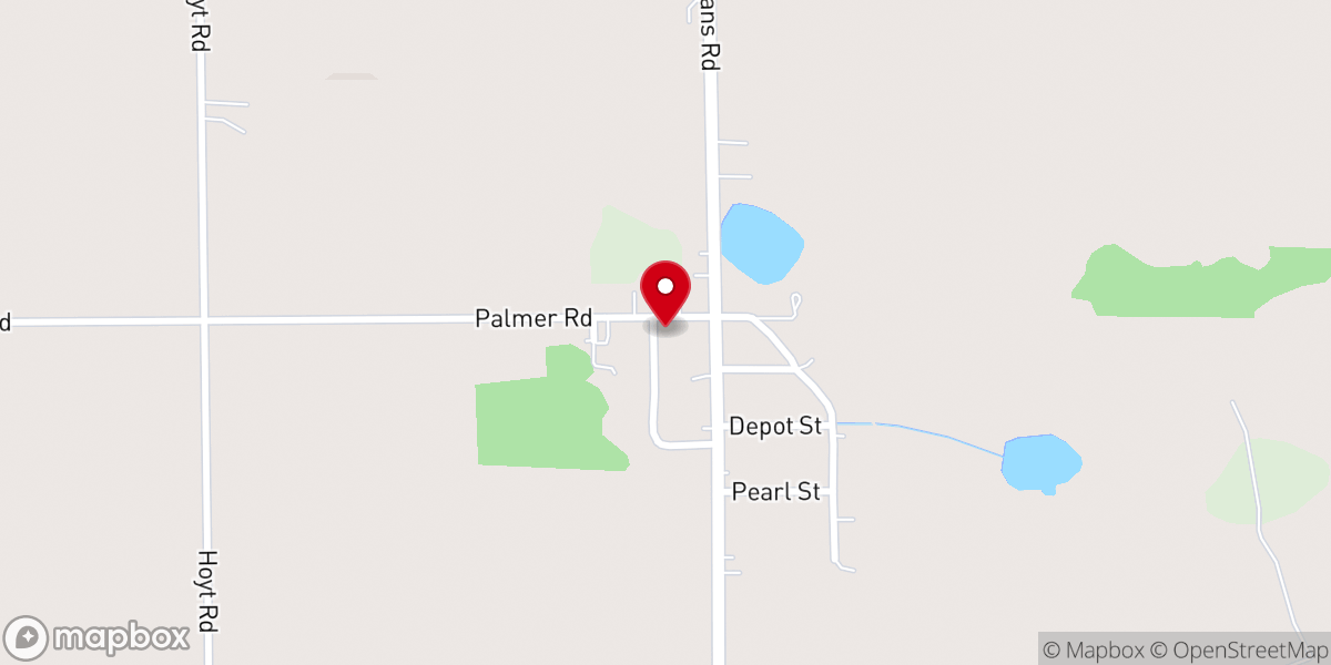 Map showing location of Orleans Bible Church