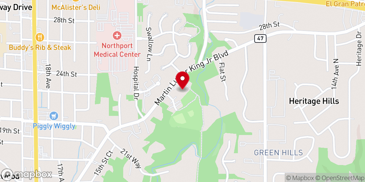 Map showing location of Wallis Chapel
