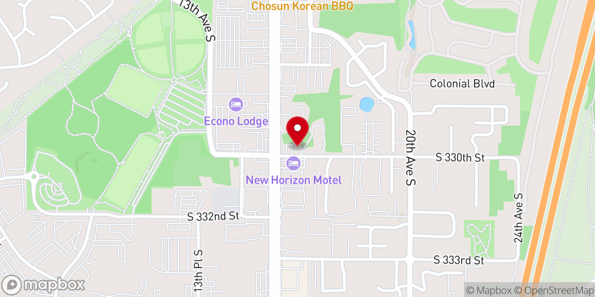 Map showing location of Puget Sound Baptist Association