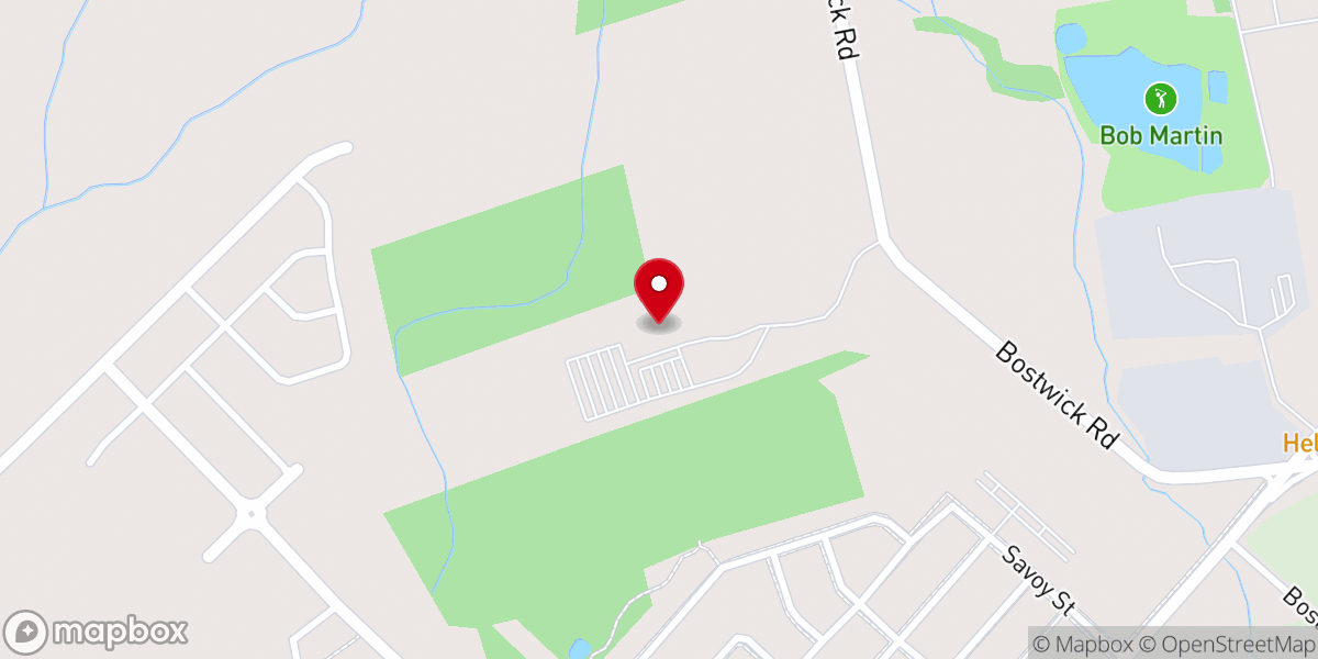 Map showing location of Forest City Community Church