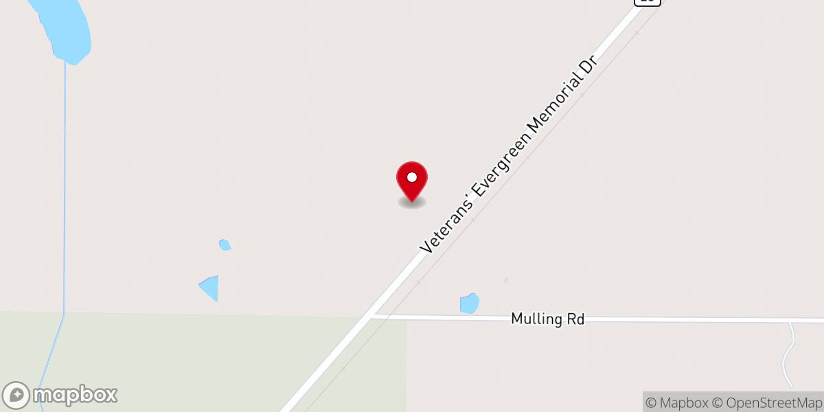 Map showing location of Memorial Drive Bible Fellowship