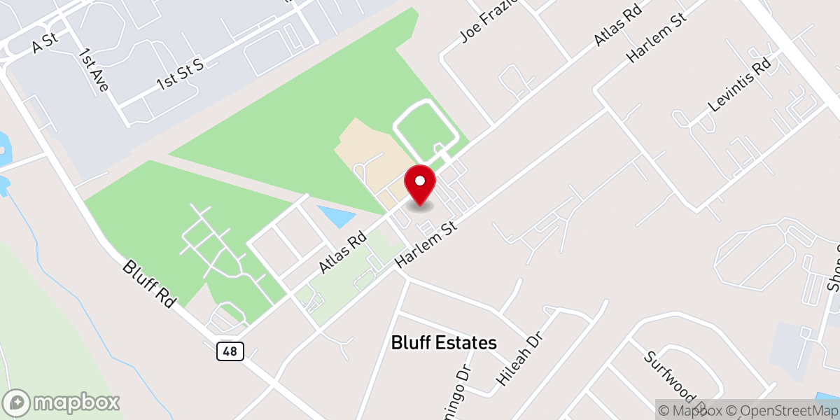 Map showing location of Bible Way Church of Atlas Road