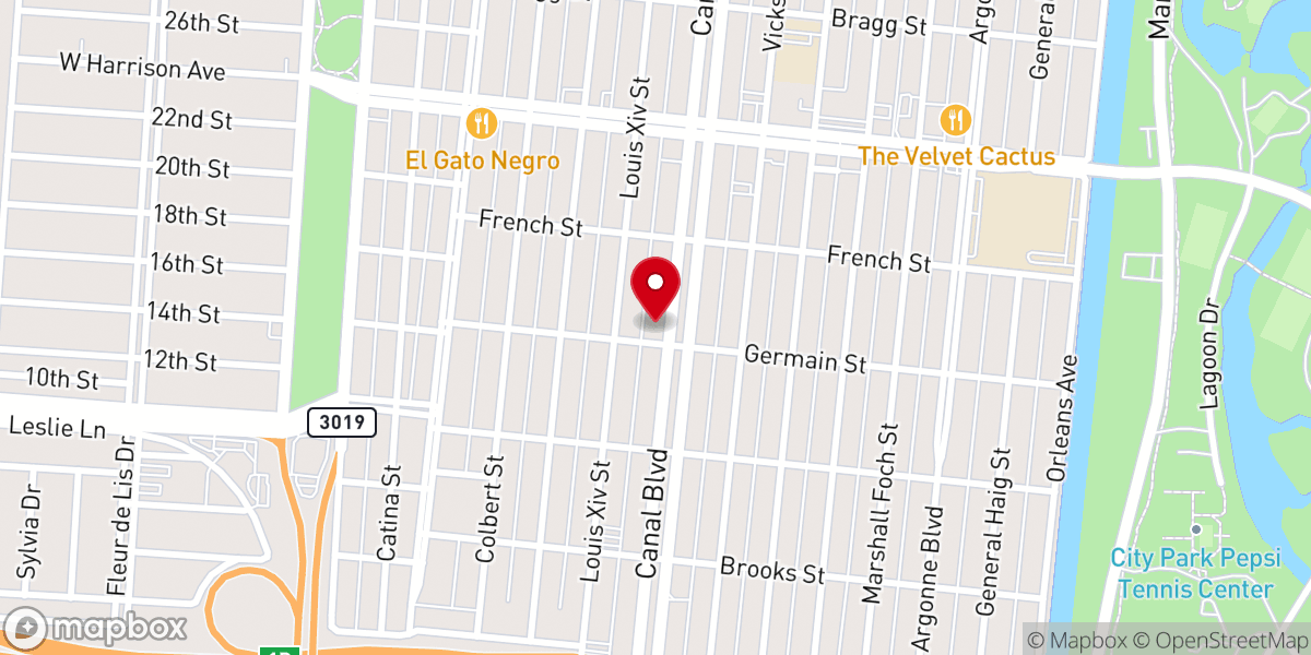 Map showing location of Church 54