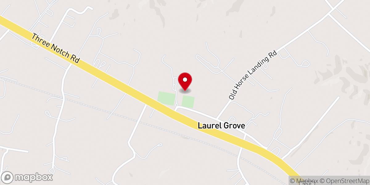 Map showing location of Mt. Zion United Methodist Church Preschool