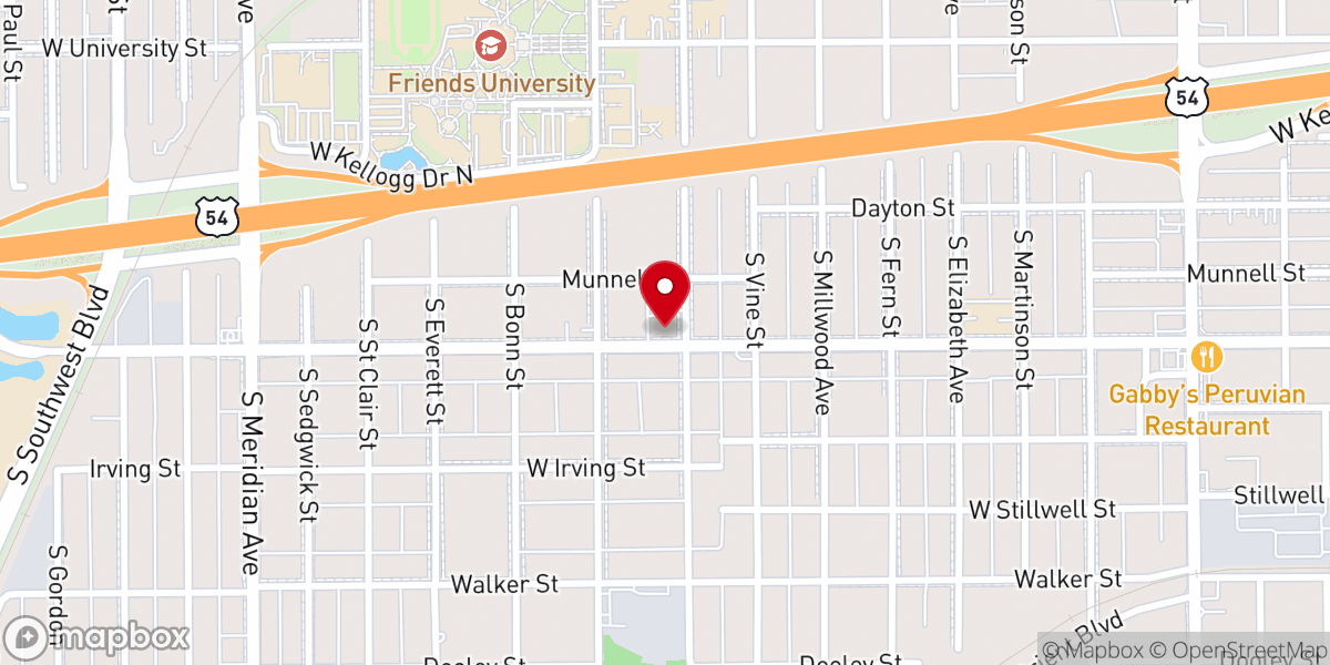 Map showing location of Redeemer Church