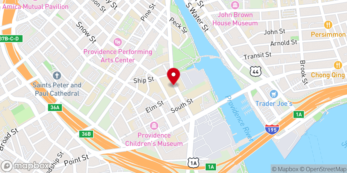 Map showing location of 7 Elm Street Corporation