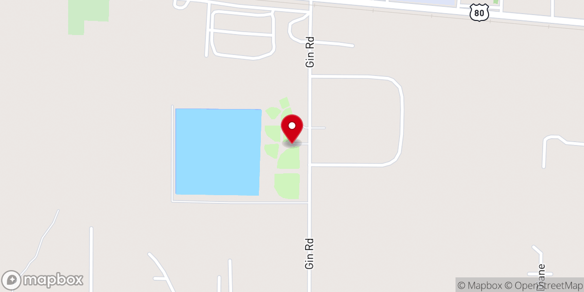 Map showing location of Tim McGraw Sports Complex