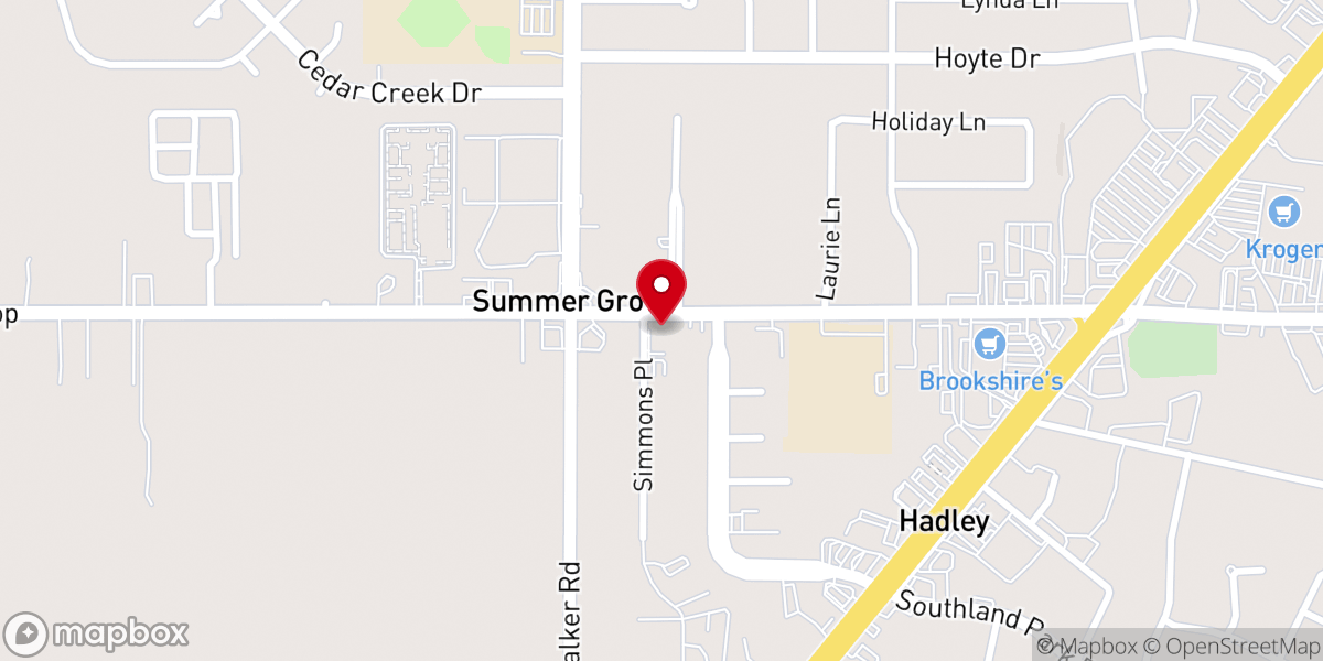 Map showing location of Jack Sutton Ministries Inc