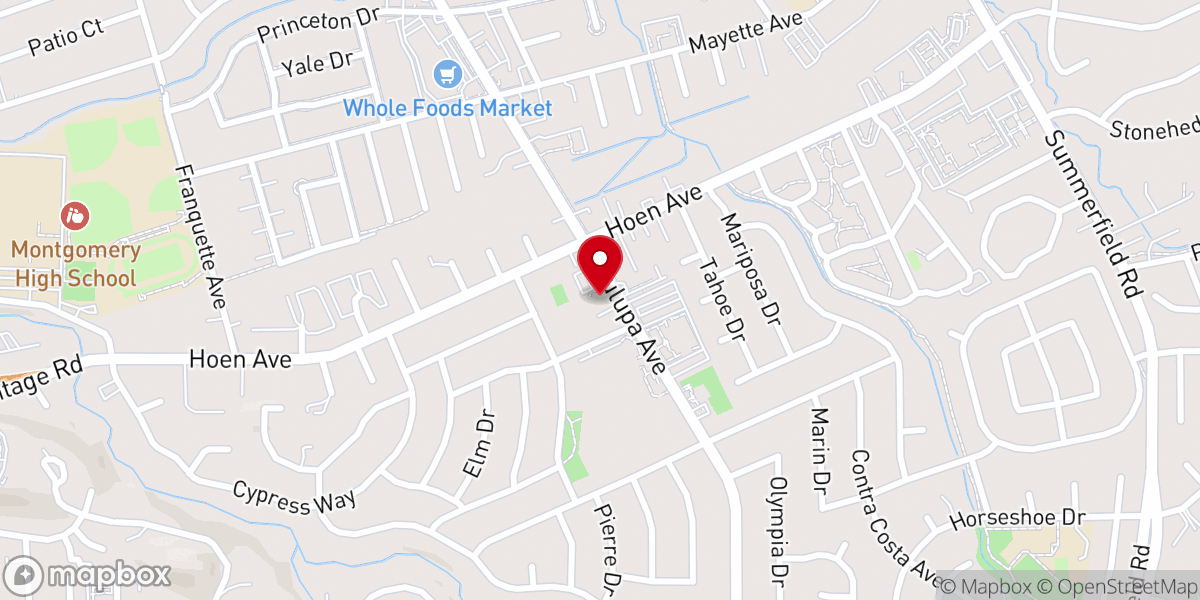 Map showing location of Christ Church United Methodist