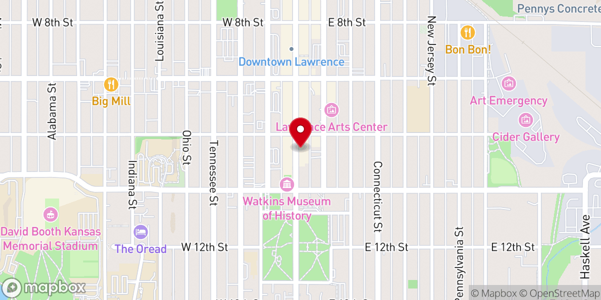 Map showing location of Greenhouse Church