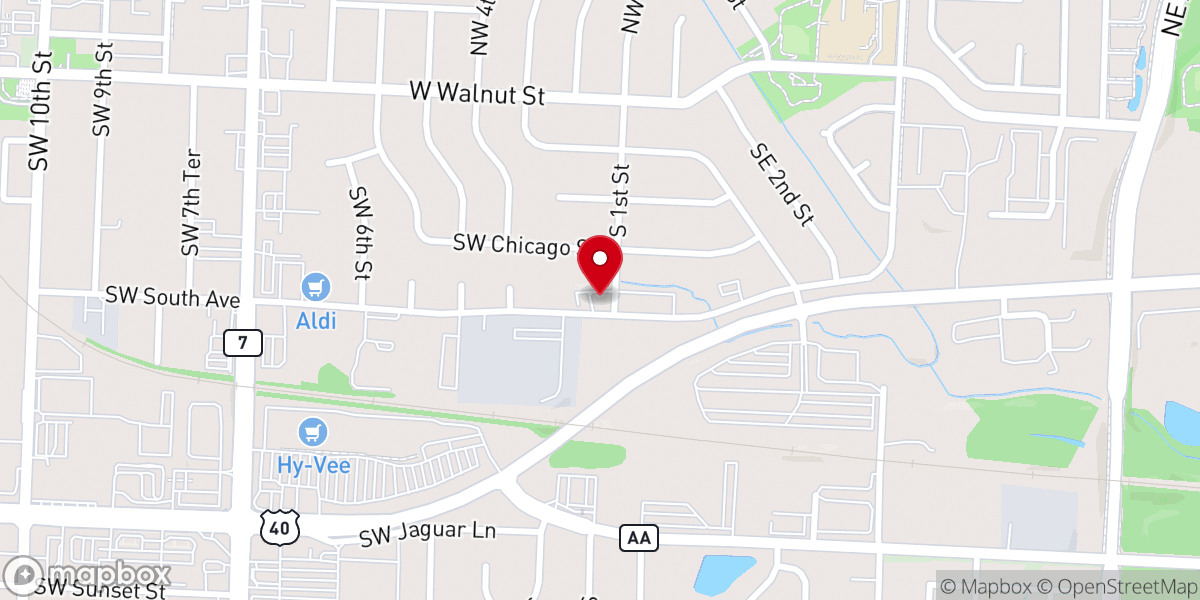 Map showing location of Celebration Community