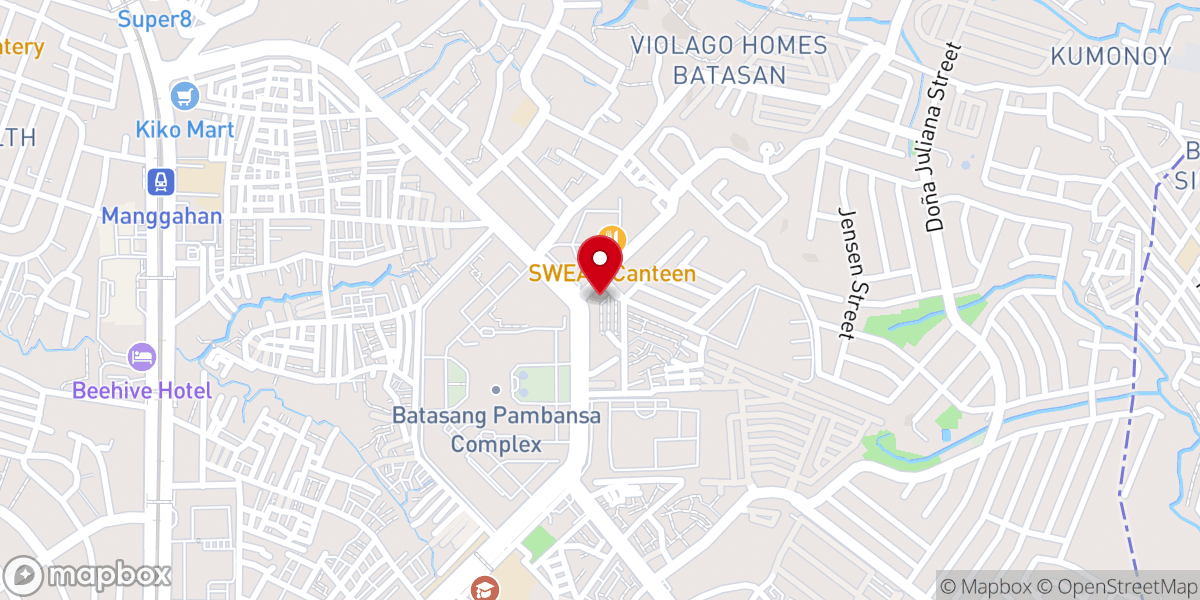 Map showing location of United Pentecostal Church - Batasan Hills, Quezon City