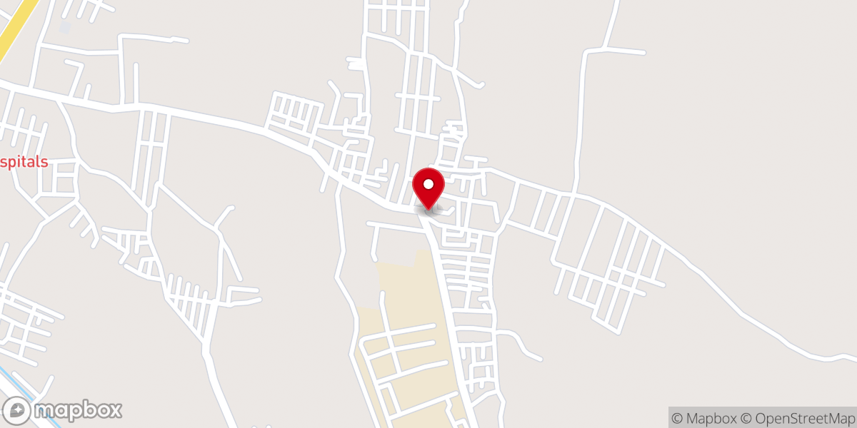 Map showing location of Yesu Sangam Church