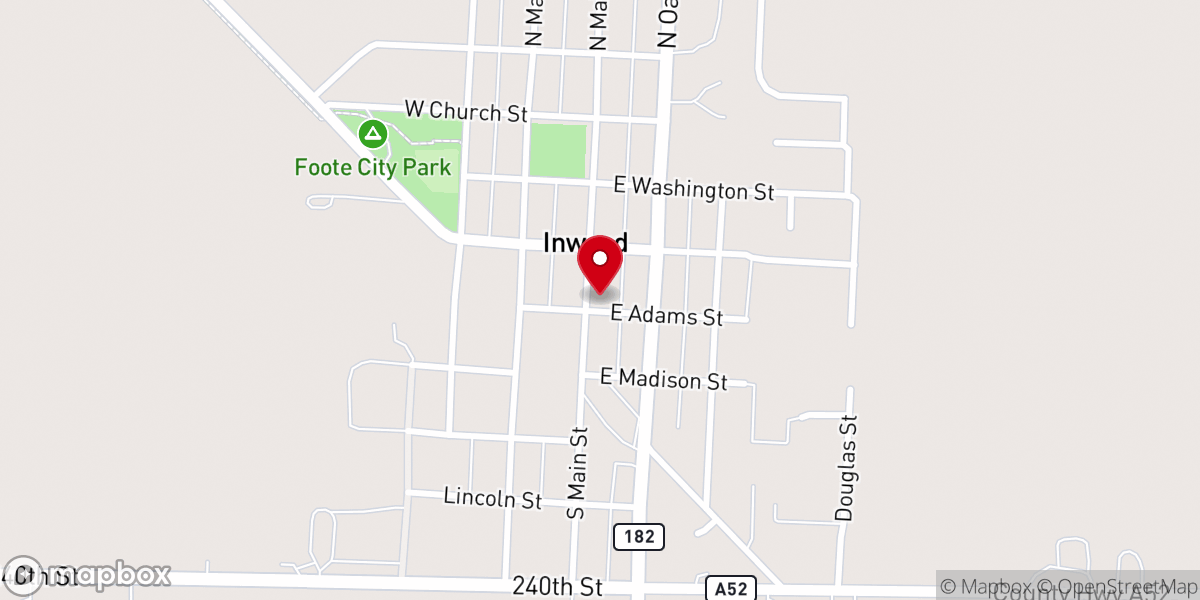 Map showing location of Manna Market Food & More Pantry