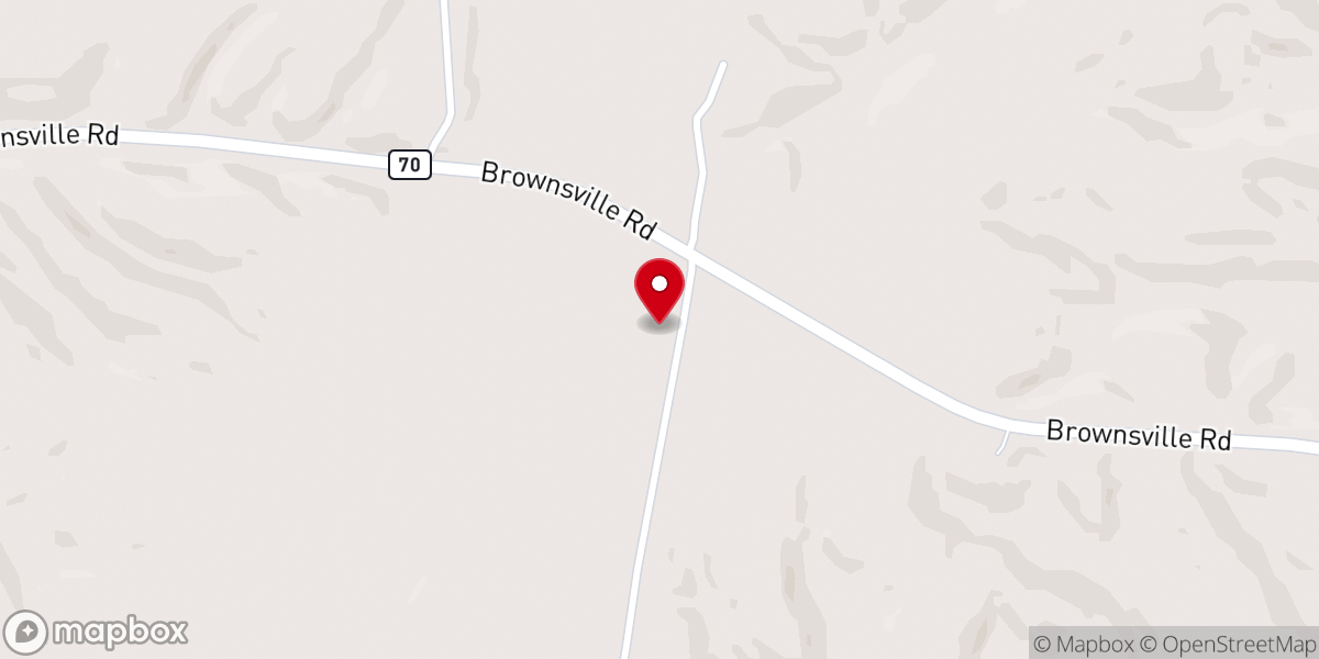 Map showing location of Mount Lebanon Church of Christ