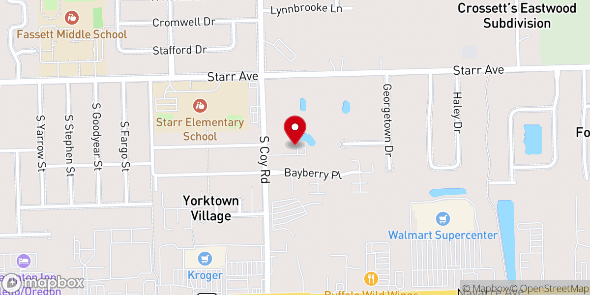 Map showing location of Spirit and Truth Church
