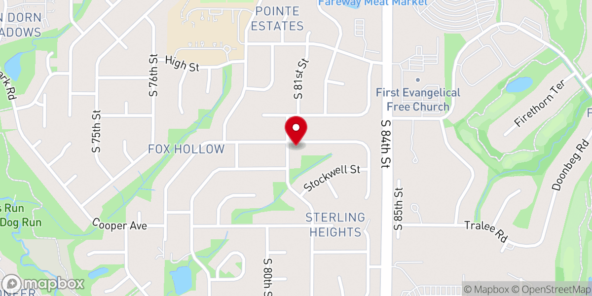 Map showing location of A Newlife Christian Counseling