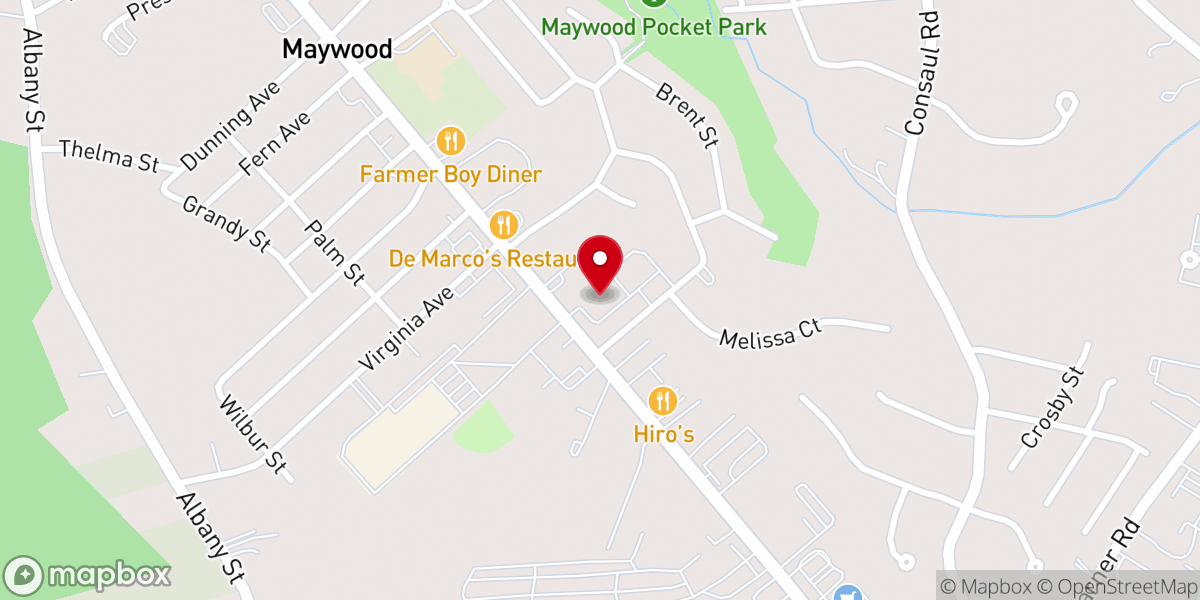 Map showing location of Church of Saint Clare