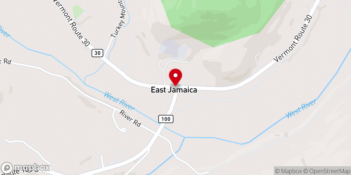 Map showing location of East Jamaica