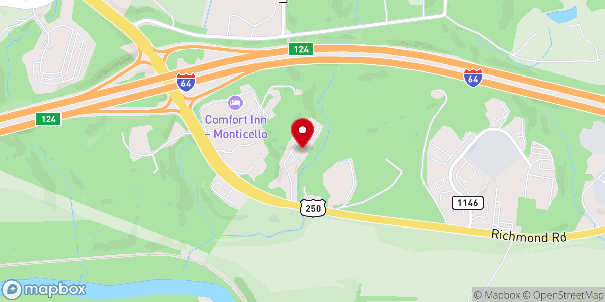 Map showing location of Faith Christian Center International